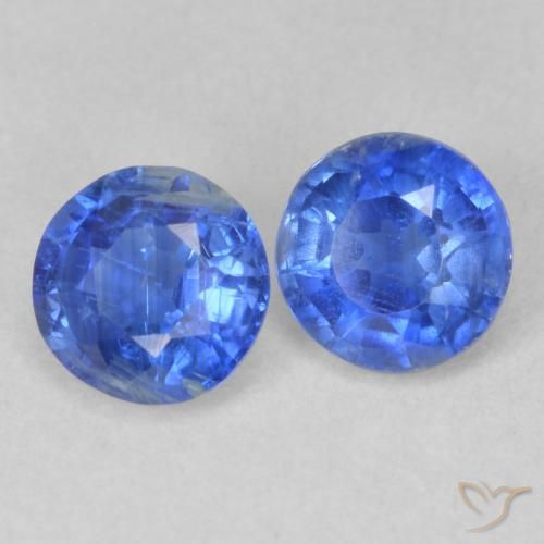 1.33 ct natürliche hellblau Kyanit-Edelsteine, Runden, SI