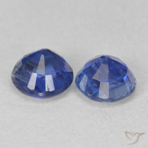 1.39 ct natürliche Wahres Blau Kyanit-Edelsteine, Runden, SI
