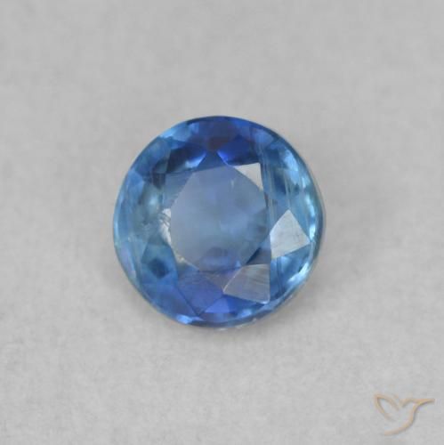 9,17 ctw natürlicher royal blue Kyanit, Runden, SI