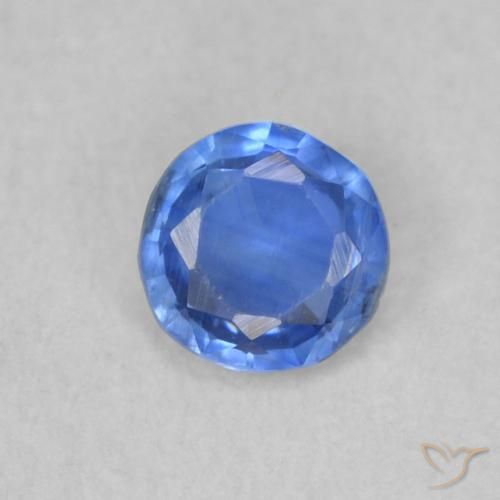 0.35ct Natürlicher Helles Marineblau Kyanit, Runden, SI
