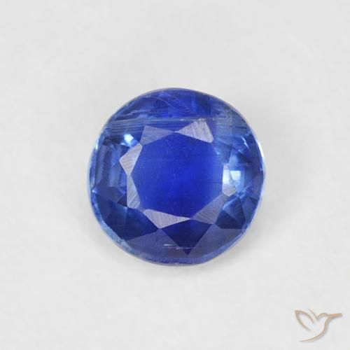 0.36ct Natürlicher tiefblau Kyanit, Runden, SI