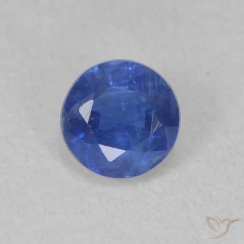 0.43ct Natürlicher Wahres Blau Kyanit, Runden, SI