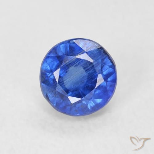 0.45ct Natürlicher Wahres Blau Kyanit, Runden, SI