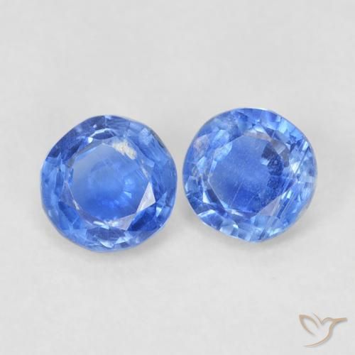 0.74 ct natürliche hellblau Kyanit-Edelsteine, Runden, SI