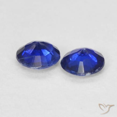 0.52 ct natürliche Navy blau Kyanit-Edelsteine, Runden, SI