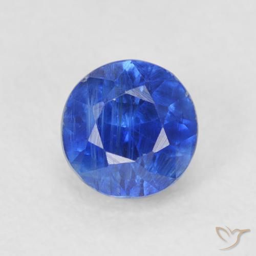 0.50ct Natürlicher Wahres Blau Kyanit, Runden, SI