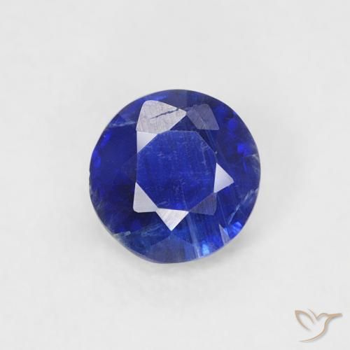 0.32ct Natürlicher Intensives Marineblau Kyanit, Runden, SI