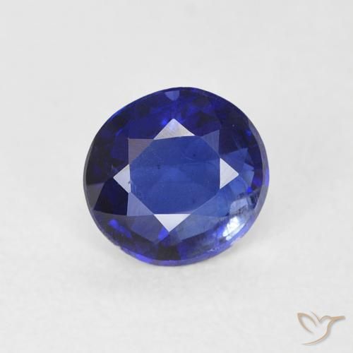 0.47ct Natürlicher Königsblau Kyanit, Runden, SI
