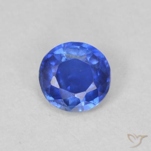 0.29ct Natürlicher Tiefes Azurblau Kyanit, Runden, VS-SI