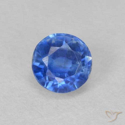 0.48ct Natürlicher Hellblau Kyanit, Runden, VS-SI, Photo A
