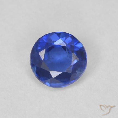 0.34ct Natürlicher Wahres Blau Kyanit, Runden, VS-SI