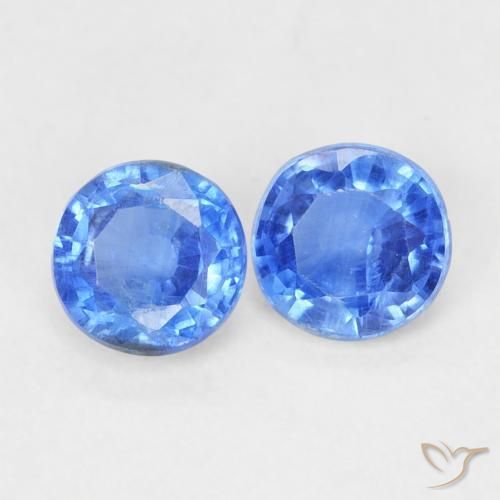 0.72 ct natürliche Baby blau Kyanit-Edelsteine, Runden, VS-SI