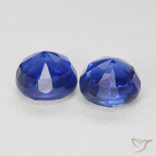 0.98 ct natürliche Königsblau Kyanit-Edelsteine, Runden, VS-SI