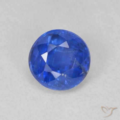 0.69ct Natürlicher Wahres Blau Kyanit, Runden, SI