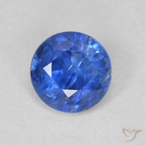 0.64ct Natürlicher Wahres Blau Kyanit, Runden, SI