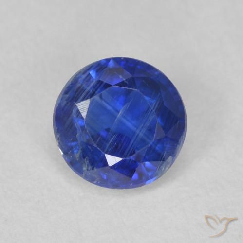 0.72ct Natürlicher Wahres Blau Kyanit, Runden, SI