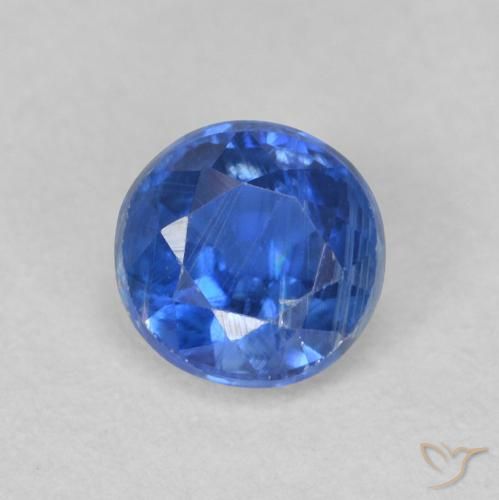 0.68ct Natürlicher Wahres Blau Kyanit, Runden, SI