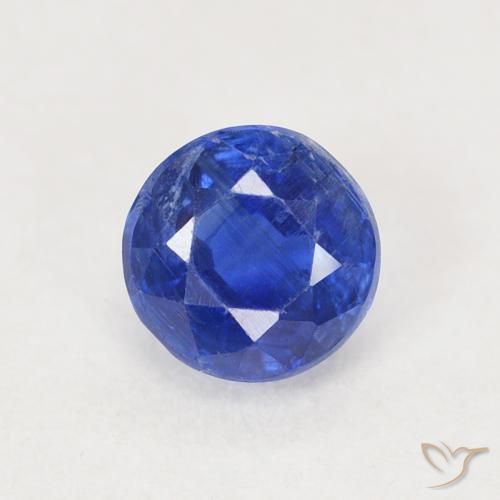 0.71ct Natürlicher Navy blau Kyanit, Runden, SI
