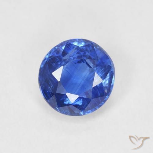 0.69ct Natürlicher Wahres Blau Kyanit, Runden, SI