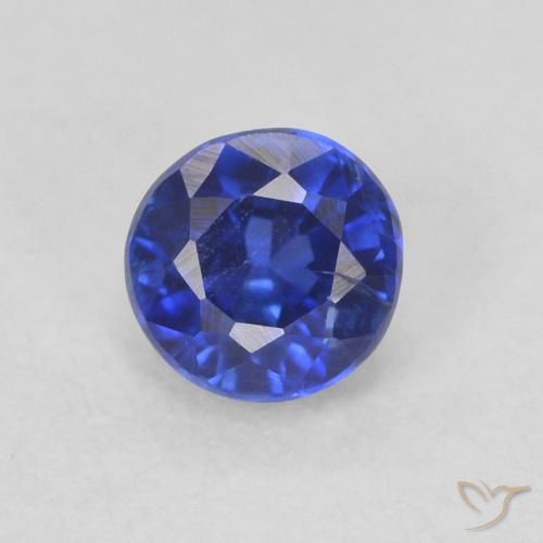 0.39ct Natürlicher Königsblau Kyanit, Runden, VS-SI