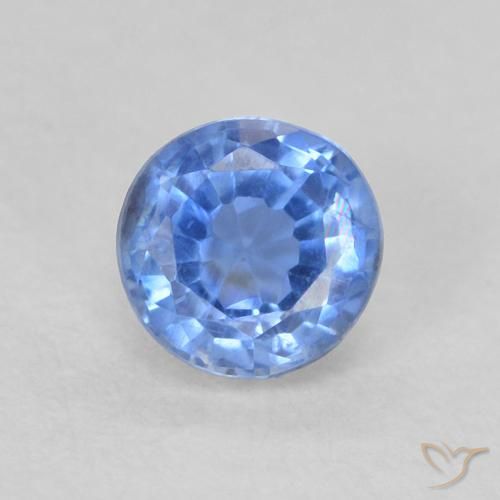 0.43ct Natürlicher Baby blau Kyanit, Runden, VS-SI