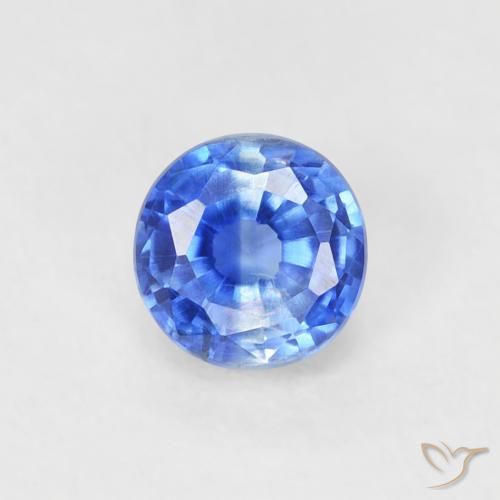 0.41ct Natürlicher Wahres Blau Kyanit, Runden, VS-SI