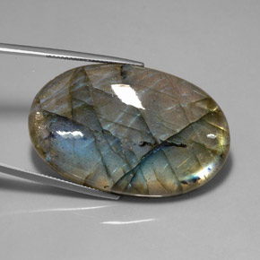 72,08 ctw natürlicher mehrfarbiger Labradorit, Transparent, Transparent / Lichtdurchlässig