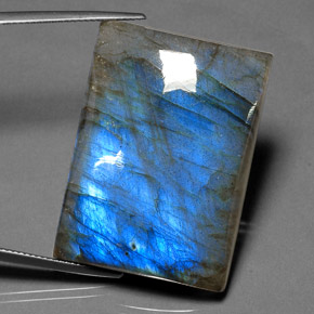 73,73 ctw natürlicher mehrfarbiger Labradorit, Transparent, Transparent / Lichtdurchlässig