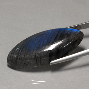 9,17 ctw natürlicher Mehrfarbig Labradorit, Transparent, Transparent / Lichtdurchlässig