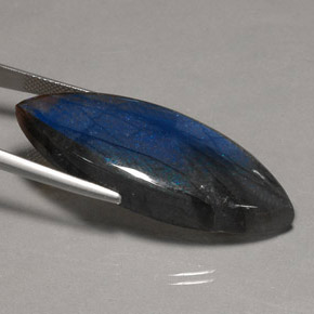 9,17 ctw natürlicher Mehrfarbig Labradorit, Transparent, Transparent / Lichtdurchlässig