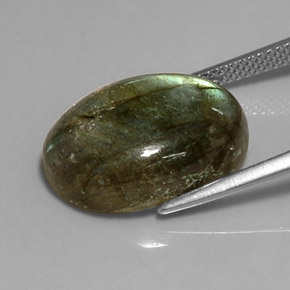 9,17 ctw natürlicher Mehrfarbig Labradorit, Transparent, Transparent / Lichtdurchlässig