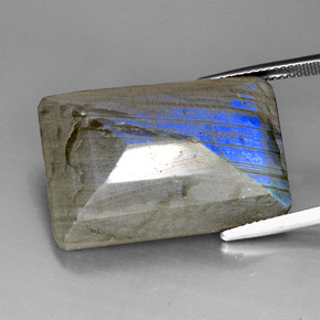 9,17 ctw natürlicher Mehrfarbig Labradorit, Transparent, Transparent / Lichtdurchlässig