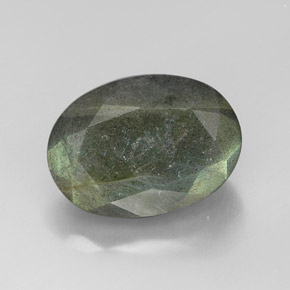13,04 ctw natürlicher mehrfarbiger Labradorit, Oval Schliff, Lichtundurchlässig