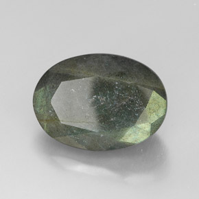 13,04 ctw natürlicher mehrfarbiger Labradorit, Oval Schliff, Lichtundurchlässig