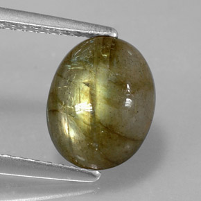 2,59 ctw natürlicher mehrfarbiger Labradorit, Transparent, Transparent / Lichtdurchlässig