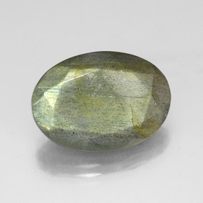 10,39 ctw natürlicher mehrfarbiger Labradorit, Oval Schliff, Lichtdurchlässig