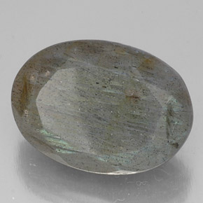 13,83 ctw natürlicher mehrfarbiger Labradorit, Oval Schliff, Lichtdurchlässig