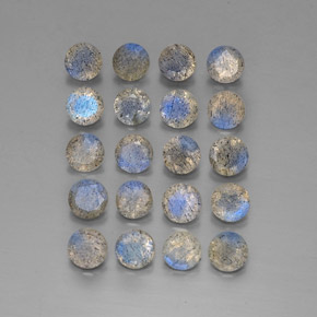  ct natürliche Mehrfarbig Labradorit-Edelsteine, Transparent, Transparent / Lichtdurchlässig