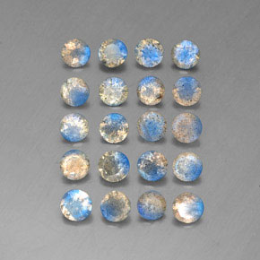  ct natürliche Mehrfarbig Labradorit-Edelsteine, Transparent, Transparent / Lichtdurchlässig