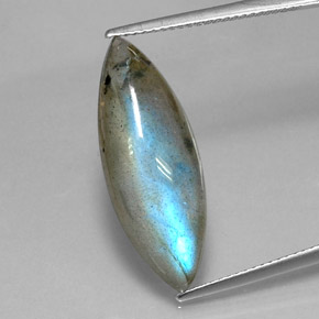 9,18 ctw natürlicher mehrfarbiger Labradorit, Marquise, Lichtdurchlässig