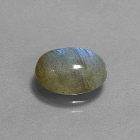 2,62 ctw natürlicher mehrfarbiger Labradorit, Oval Schliff, Lichtdurchlässig