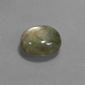 3,78 ctw natürlicher mehrfarbiger Labradorit, Oval Schliff, Lichtdurchlässig