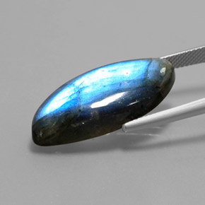 9,17 ctw natürlicher Mehrfarbig Labradorit, Transparent, Transparent / Lichtdurchlässig