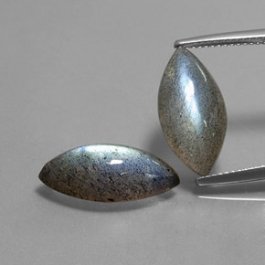  ct natürliche Mehrfarbig Labradorit-Edelsteine, Transparent, Transparent / Lichtdurchlässig