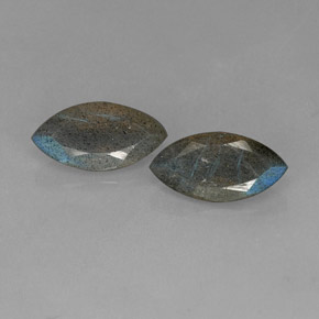 ct natürliche blauer Labradorit-Edelsteine, Transparent, Transparent / Lichtdurchlässig