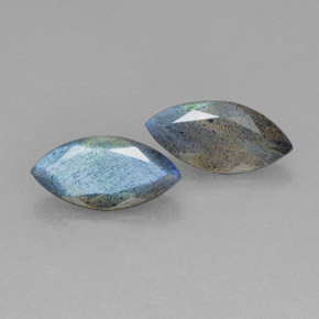  ct natürliche blauer Labradorit-Edelsteine, Transparent, Transparent / Lichtdurchlässig