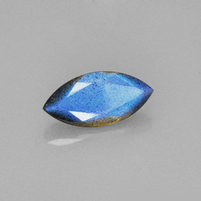2,30 ctw natürlicher blauer Labradorit, Transparent, Transparent / Lichtdurchlässig
