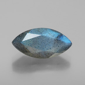 2,82 ctw natürlicher blauer Labradorit, Transparent, Transparent / Lichtdurchlässig