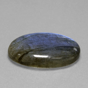 16,81 ctw natürlicher blauer Labradorit, Oval Schliff, Transparent