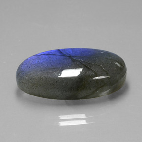 19,57 ctw natürlicher blauer Labradorit, Oval Schliff, Transparent